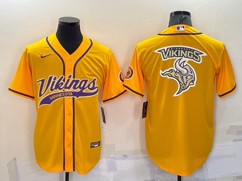 Men's Minnesota Vikings Yellow Jersey